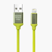 Кабель USB - Apple lightning - DC-130  100см 1,5A  (green)