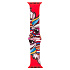 Ремешок - ApW01 Apple Watch 42/44/45/49 mm силикон (014) (red)