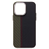 Чехол-накладка Luxo Creative PC для "Apple iPhone 14 Pro Max" (138) (black/green)
