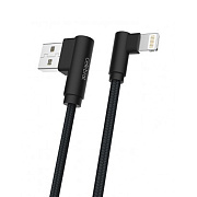 Кабель USB - Apple lightning Celebrat CB-03I  100см 2,4A  (black)