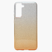 Чехол-накладка - SC097 Gradient для "Samsung SM-G991 Galaxy S21" (gold/silver)