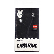 Проводные наушники с микрофоном - 003 (повр. уп.) Jack 3,5  (black)