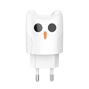 Адаптер Сетевой Hoco KC1A 2USB 2,1A/10W (white)