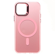 Чехол-накладка - SM025 SafeMag для "Apple iPhone 12/iPhone 12 Pro" (pink)