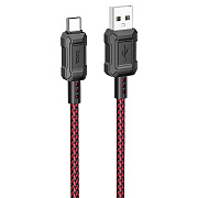 Кабель USB - Type-C Hoco X94 Leader 18W 100см 3A  (red)