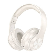 Bluetooth-наушники полноразмерные Borofone BO24 Gratified (milky white)