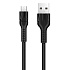 Кабель USB - micro USB Hoco U31 12W 120см 2,4A  (black)