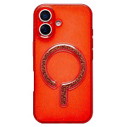 Чехол-накладка - SM050 SafeMag для "Apple iPhone 16" (red)