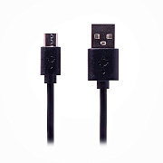 Кабель USB - micro USB -  20см 1,5A  (black)