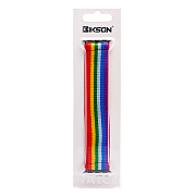Ремешок - ApW монобраслет Apple Watch 38/40/41 mm спорт текстиль (008) (rainbow)