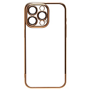 Чехол-накладка - PC073 с закрытой камерой для "Apple iPhone 15 Pro Max" (yellow)