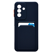 Чехол-накладка - SC337 с картхолдером для "Samsung Galaxy A17 4G" (dark blue) (241653)