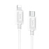 Кабель Type-C - Apple lightning Hoco X73 15W 100см 3A  (white)