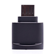 Адаптер - для чтения карт microSD, micro USB-порт (black) 