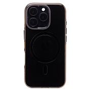 Чехол-накладка - SM039 SafeMag для "Apple iPhone 16 Pro" (black/transparent) (238613)