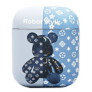 Чехол - SCP19 для кейса "Apple AirPods/AirPods 2" (blue) (225827)