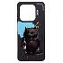 Чехол-накладка - SC335 для "TECNO Spark 20C" (черный кот) (black) (233116)