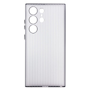 Чехол-накладка - PC089 для "Samsung Galaxy S23 Ultra" (matte transparent/black)