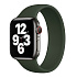 Ремешок - ApW15 монобраслет Apple Watch 42/44/45/49 mm силикон (dark green)