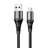 Кабель USB - micro USB Hoco X50 Excellent 12W 100см 2,4A  (black)