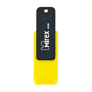 Флэш накопитель USB 4 Гб Mirex CITY (yellow/black)