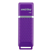 Флэш накопитель USB  4 Гб Smart Buy Quartz (violet) 