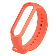 Ремешок - WB13 Xiaomi Mi Band 5/Mi Band 6 силикон на кнопке (регулируемый) (orange)