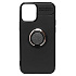 Чехол-накладка - SC131 для "Apple iPhone 12 mini" + кольцо держатель (black)