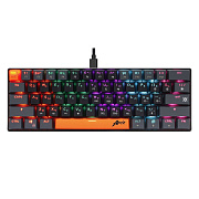 Клавиатура Defender Apex GK-002 игровая механическая (61кн, OUTEMU Red) (black)