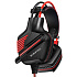 Компьютерная гарнитура Borofone BO101 Racing игровая с микрофоном, подсветкой USB-A+3,5 Jack (black/red)