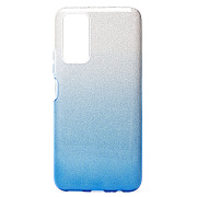 Чехол-накладка - SC097 Gradient для "Huawei Honor 10X Lite" (blue/silver)