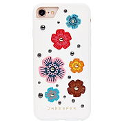 Чехол-накладка Janesper California series для "Apple iPhone 6/iPhone 6S/iPhone 7/iPhone 8" (white) ..