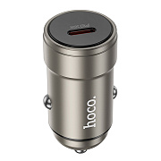Адаптер Автомобильный Hoco Z57 Glorious PD30W Type-C/5V/3A (gold)