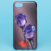 Чехол-накладка - SC185 для "Apple iPhone 7/iPhone 8/iPhone SE 2020" (006) (black/blue)