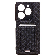 Чехол-накладка - SM022 c картхолдером для "TECNO Spark 20/Spark 20C" (black)