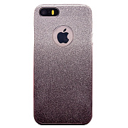 Чехол-накладка - SC097 Gradient для "Apple iPhone 5/iPhone 5S/iPhone SE" (black/silver)