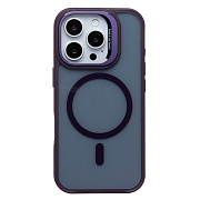 Чехол-накладка - SM026 SafeMag для "Apple iPhone 16 Pro" (dark violet) (236450)