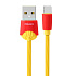 Кабель USB - Apple lightning Remax RC-114i Chips 12W 100см 2,4A  (yellow)