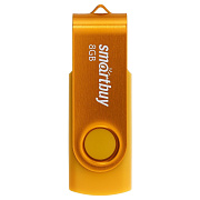 Флэш накопитель USB  8 Гб Smart Buy Twist (yellow)