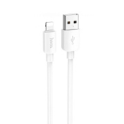 Кабель USB - Apple lightning Hoco X96 12W 100см 2,4A  (white)