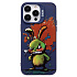 Чехол-накладка - SC335 для "Apple iPhone 14 Pro Max"  (заяц) (dark blue) (233102)