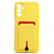 Чехол-накладка - SC304 с картхолдером для "Samsung SM-A145 Galaxy A14 4G/SM-A146 Galaxy A14 5G (MediaTek)" (yellow) 