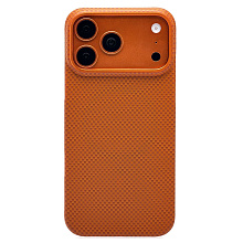 Чехол-накладка - SM028(2) SafeMag Carbon для "Apple iPhone 17 Pro Max" (orange)