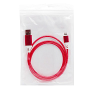 Кабель USB - Apple lightning - Luminous  100см 2A  (red)