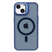 Чехол-накладка - SM026 SafeMag для "Apple iPhone 13/iPhone 14" (dark blue)