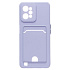 Чехол-накладка - SC315 с картхолдером для "OPPO realme C31" (light violet)
