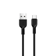 Кабель USB - Type-C Hoco X20 Snow Storm 12W 200см 2,4A  (black)