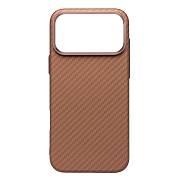 Чехол-накладка - MosBros (PC)  для "Apple iPhone 17 Pro Max" (J298) (brown)