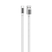 Кабель USB - Type-C Borofone BU8  120см 3A  (white)