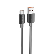 Кабель USB - Type-C Hoco X96 100W 100см 6A  (black)